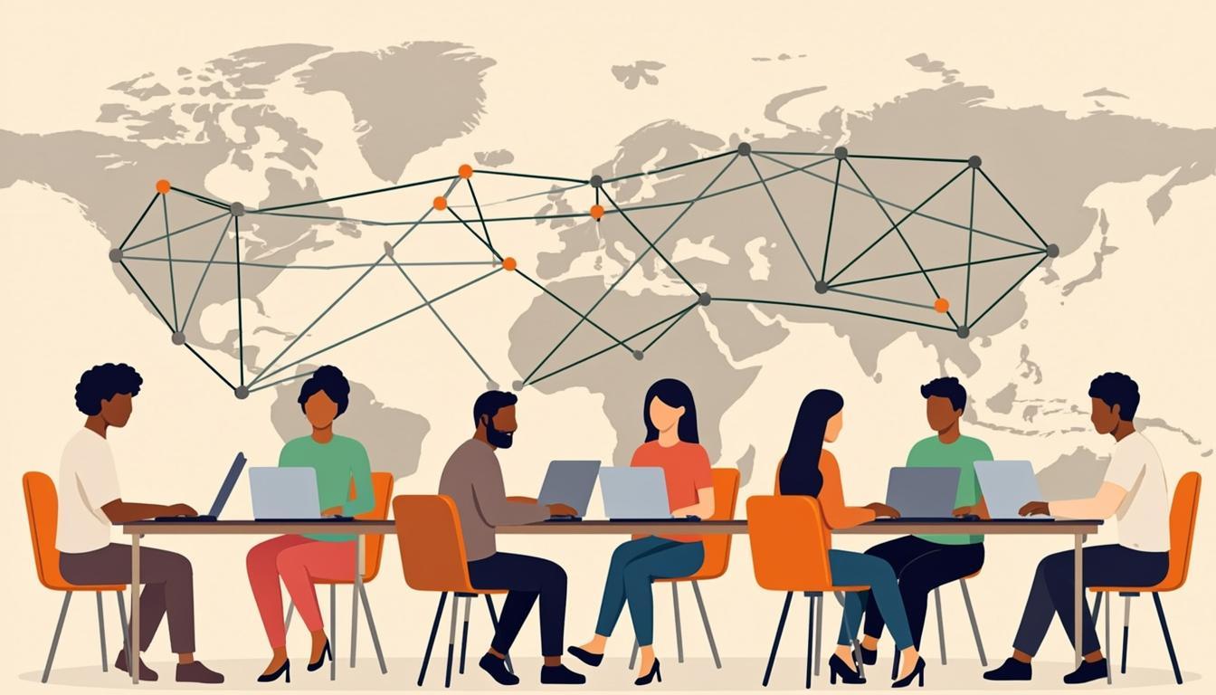Infinity Binary remote team serving global clients across 12+ countries