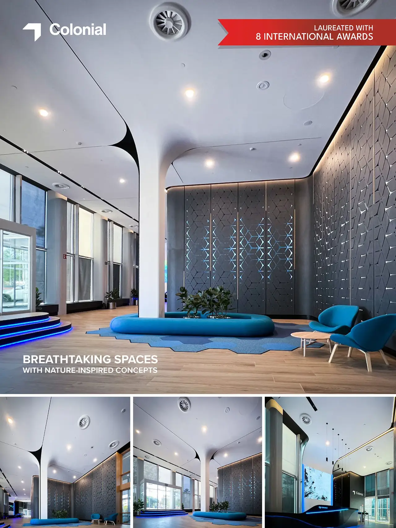 web design agency office with laptop showing a website for businesses in Madrid Spain