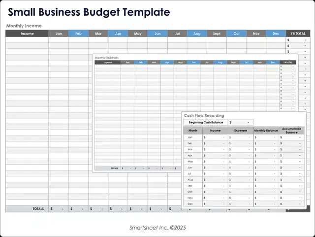 business owner reviewing website project budget and pricing at a desk