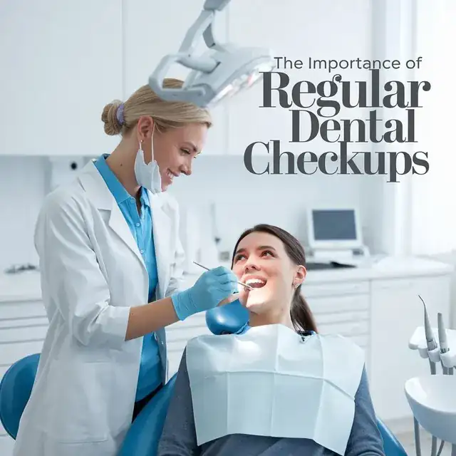 modern dental clinic with dentist treating a smiling patient