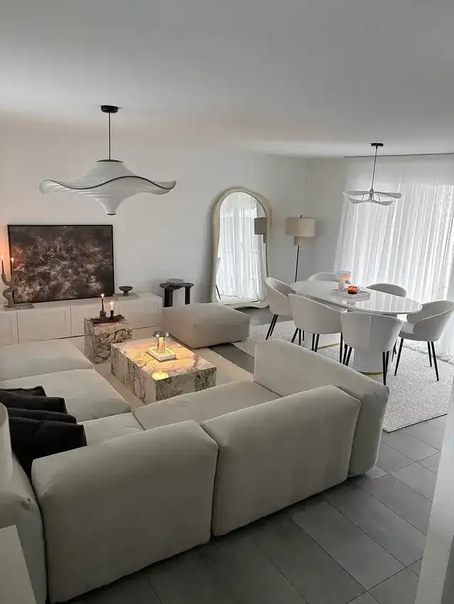 calm modern therapy room with cozy chairs and plants