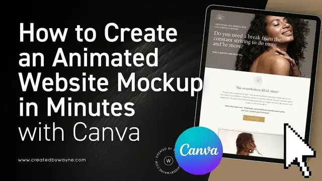 designer creating website mockups in design software on a large screen