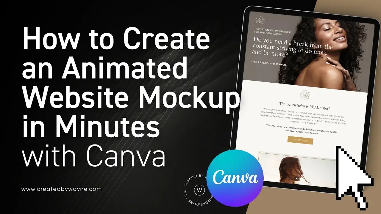 designer creating website mockups in design software on a large screen