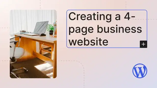 web designer building a website structure with blocks on a laptop