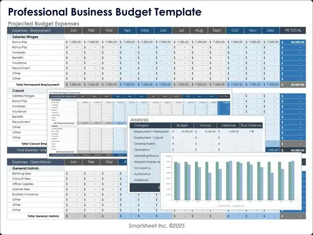 business owner reviewing website project budget and pricing at a desk